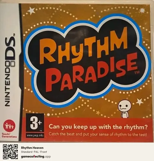 Rhythm Heaven Nintendo DS, PAL box front