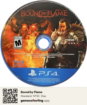 Bound by Flame PlayStation 4, NTSC disc