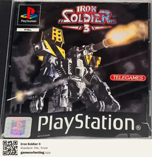 Iron Soldier 3 PlayStation, PAL box front