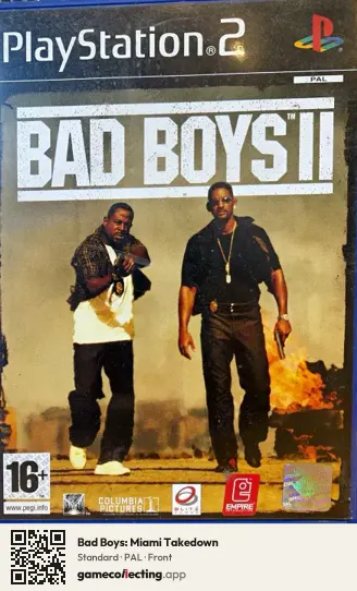 Bad Boys: Miami Takedown PlayStation 2, PAL box front