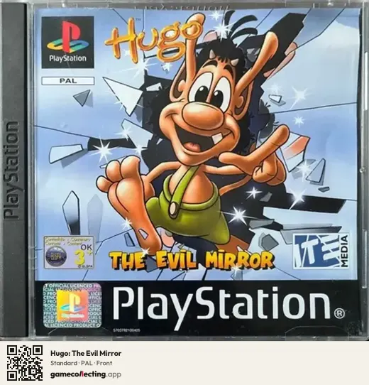 Hugo: The Evil Mirror PlayStation, PAL box front