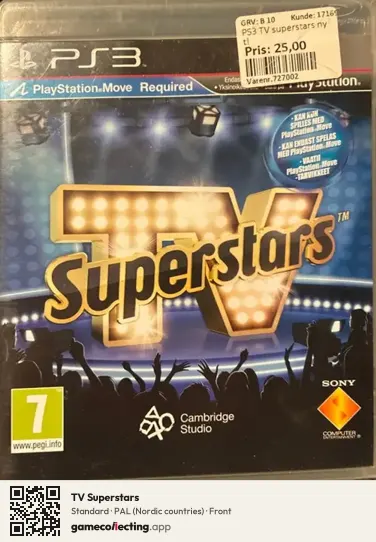 TV Superstars PlayStation 3, Nordic countries box front