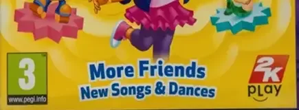 Nickelodeon Dance 2, the PEGI square on its front