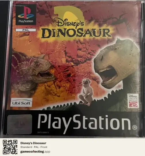 Disney's Dinosaur PlayStation, PAL box front