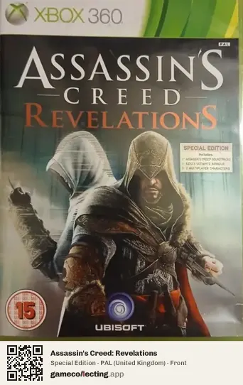 Assassin's Creed: Revelations Xbox 360, United Kingdom box front