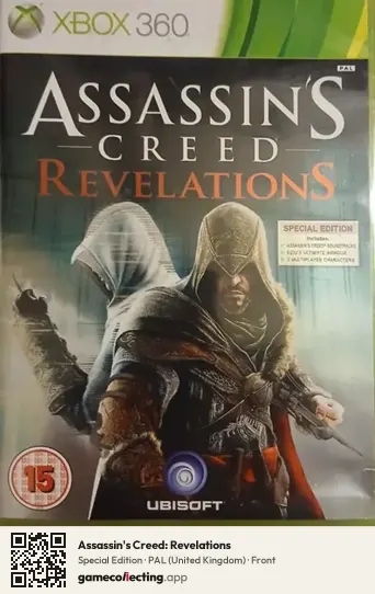 Assassin's Creed: Revelations Xbox 360, United Kingdom box front