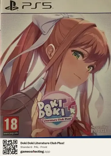 Doki Doki Literature Club Plus! PlayStation 5, PAL box front