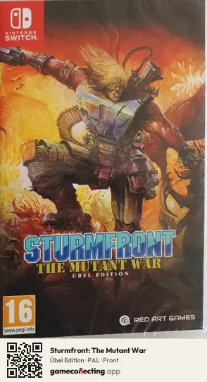 Sturmfront: The Mutant War Nintendo Switch, PAL box front