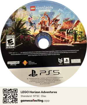 LEGO Horizon Adventures PlayStation 5, NTSC disc