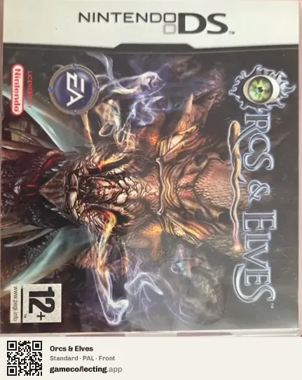 Orcs & Elves Nintendo DS, PAL box front