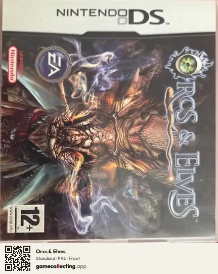 Orcs & Elves Nintendo DS, PAL box front