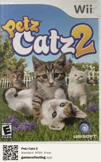 Petz Catz 2 Nintendo Wii, NTSC box front