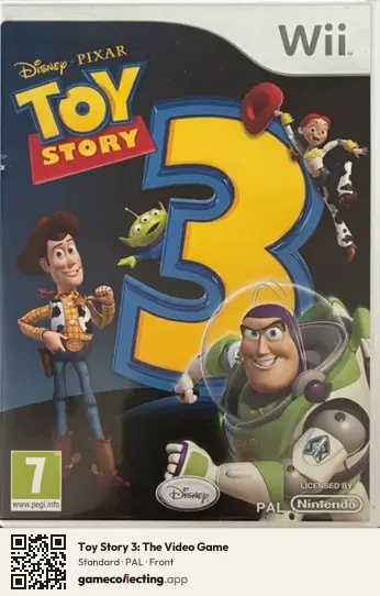 Toy Story 3: The Video Game Nintendo Wii, PAL box front
