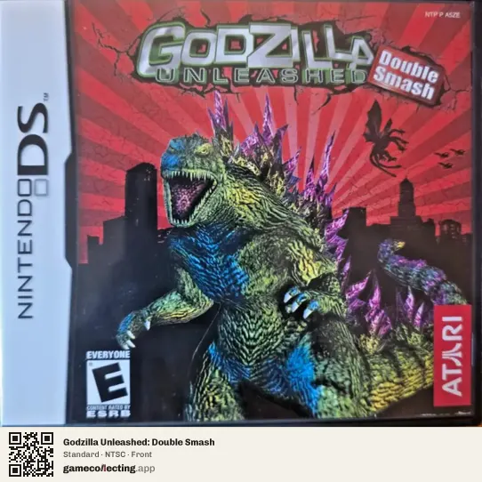 Godzilla Unleashed: Double Smash Nintendo DS, NTSC box front