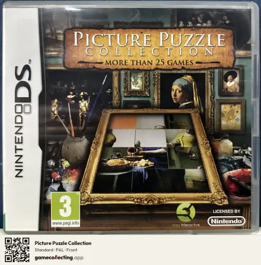 Picture Puzzle Collection Nintendo DS, PAL box front
