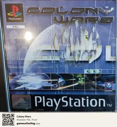 Colony Wars PlayStation, PAL box front