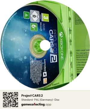 Project CARS 2 Xbox One, PAL disc