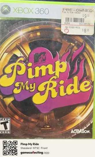 Pimp My Ride Xbox 360, NTSC box front