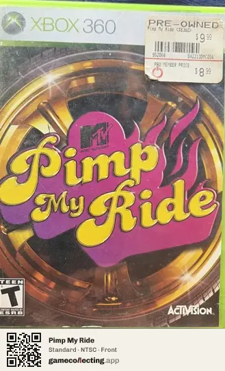 Pimp My Ride Xbox 360, NTSC box front