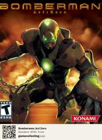Bomberman: Act Zero Xbox 360, NTSC box front