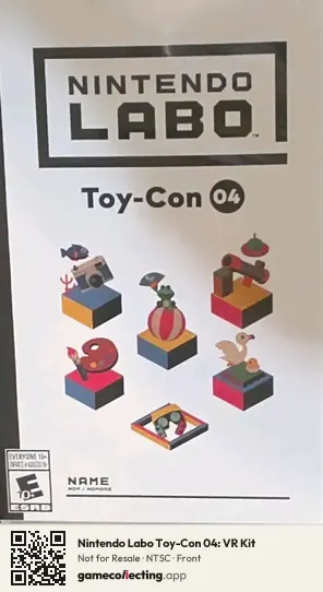 Nintendo Labo Toy-Con 04: VR Kit Nintendo Switch, NTSC box front