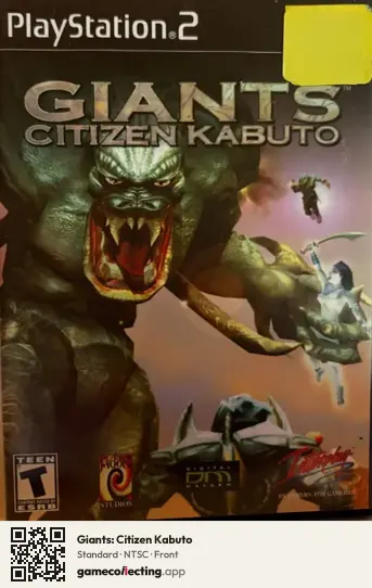 Giants: Citizen Kabuto PlayStation 2, NTSC box front