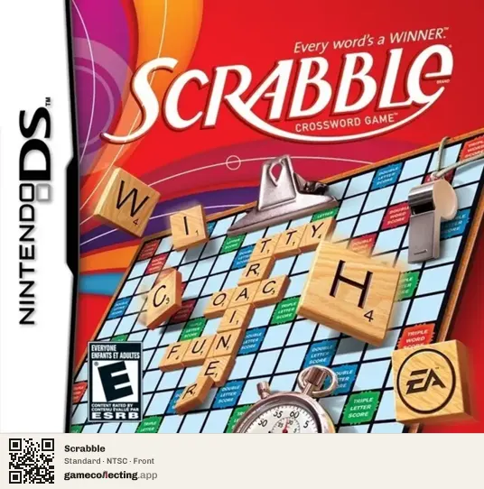 Scrabble Nintendo DS, NTSC box front