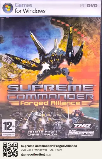 Supreme Commander: Forged Alliance Computer, PAL box front