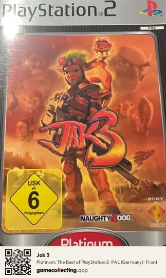 Jak 3 PlayStation 2, Germany box front