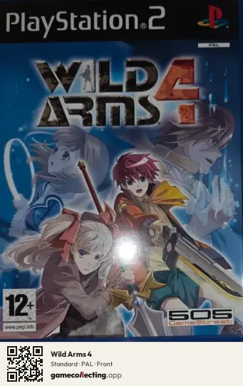 Wild Arms 4 PlayStation 2, PAL box front