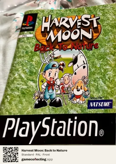 Harvest Moon: Back to Nature PlayStation, PAL box front