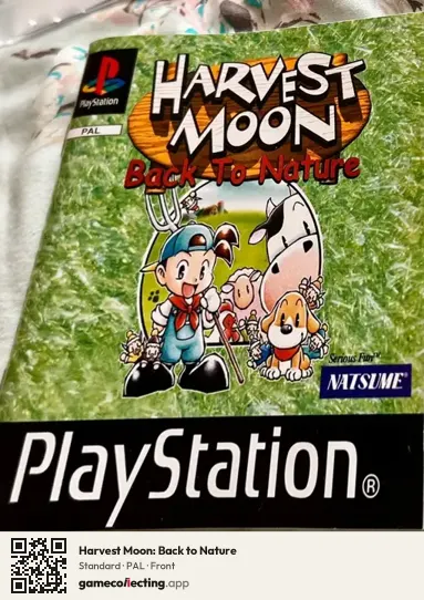 Harvest Moon: Back to Nature PlayStation, PAL box front