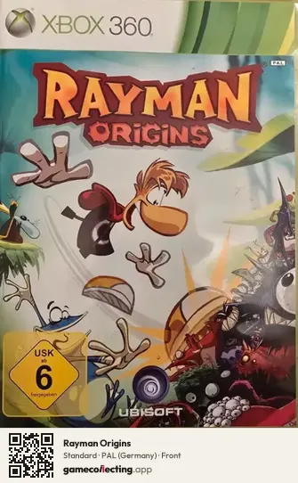 Rayman Origins Xbox 360, Germany box front