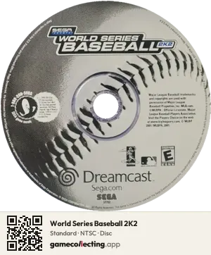 World Series Baseball 2K2 Sega Dreamcast, NTSC disc