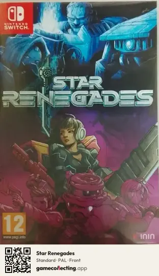 Star Renegades Nintendo Switch, PAL box front