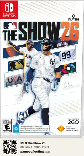 MLB The Show 26 Nintendo Switch, NTSC box front