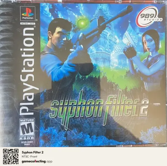 Syphon Filter 2 PlayStation, NTSC box front