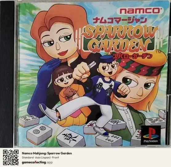 Namco Mahjong: Sparrow Garden PlayStation, Asia box front