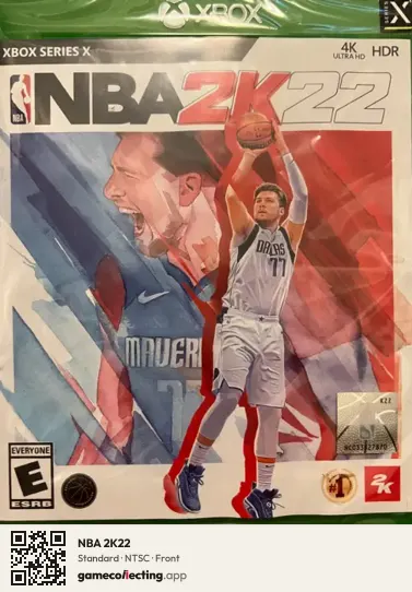 NBA 2K22 Xbox Series X, NTSC box front