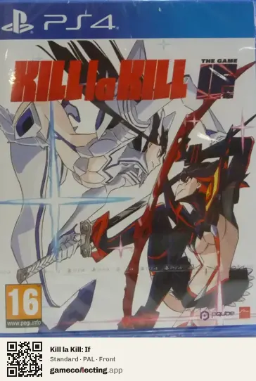 Kill la Kill: If PlayStation 4, PAL box front
