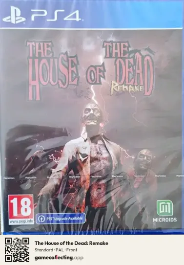 The House of the Dead: Remake PlayStation 4, PAL box front