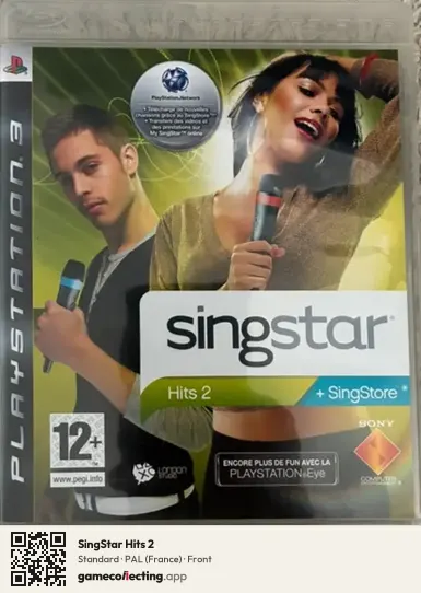 SingStar Hits 2 PlayStation 3, France box front