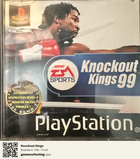 Knockout Kings PlayStation, PAL box front