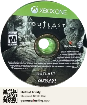 Outlast Trinity Xbox One, NTSC disc