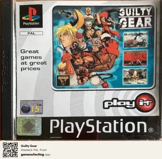 Guilty Gear PlayStation, PAL box front