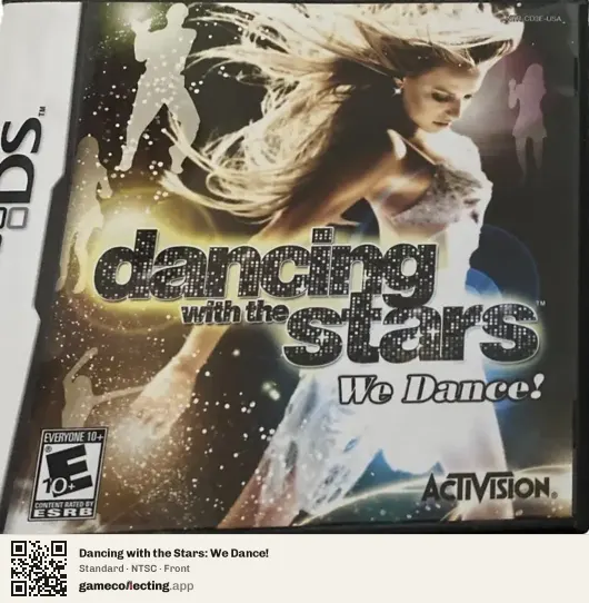 Dancing with the Stars: We Dance! Nintendo DS, NTSC box front