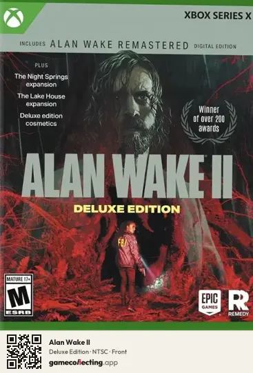 Alan Wake II Xbox Series X, NTSC box front