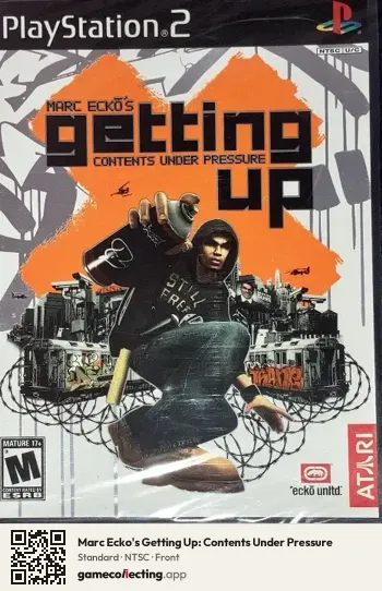 Marc Ecko's Getting Up: Contents Under Pressure PlayStation 2, NTSC box front