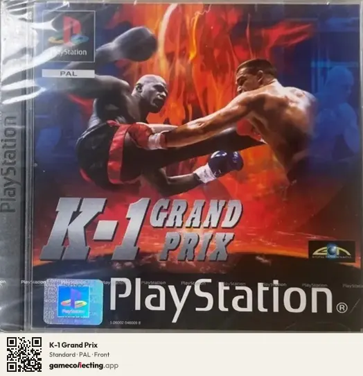 K-1 Grand Prix PlayStation, PAL box front