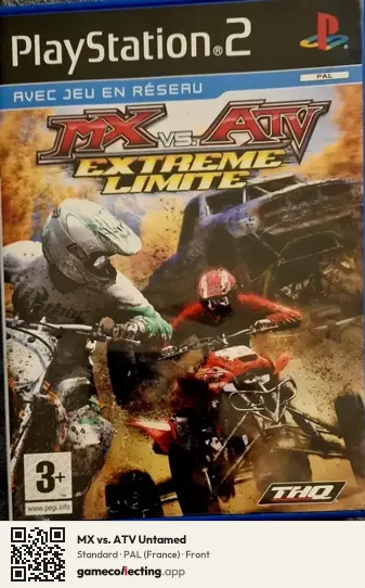 MX vs. ATV Untamed PlayStation 2, France box front